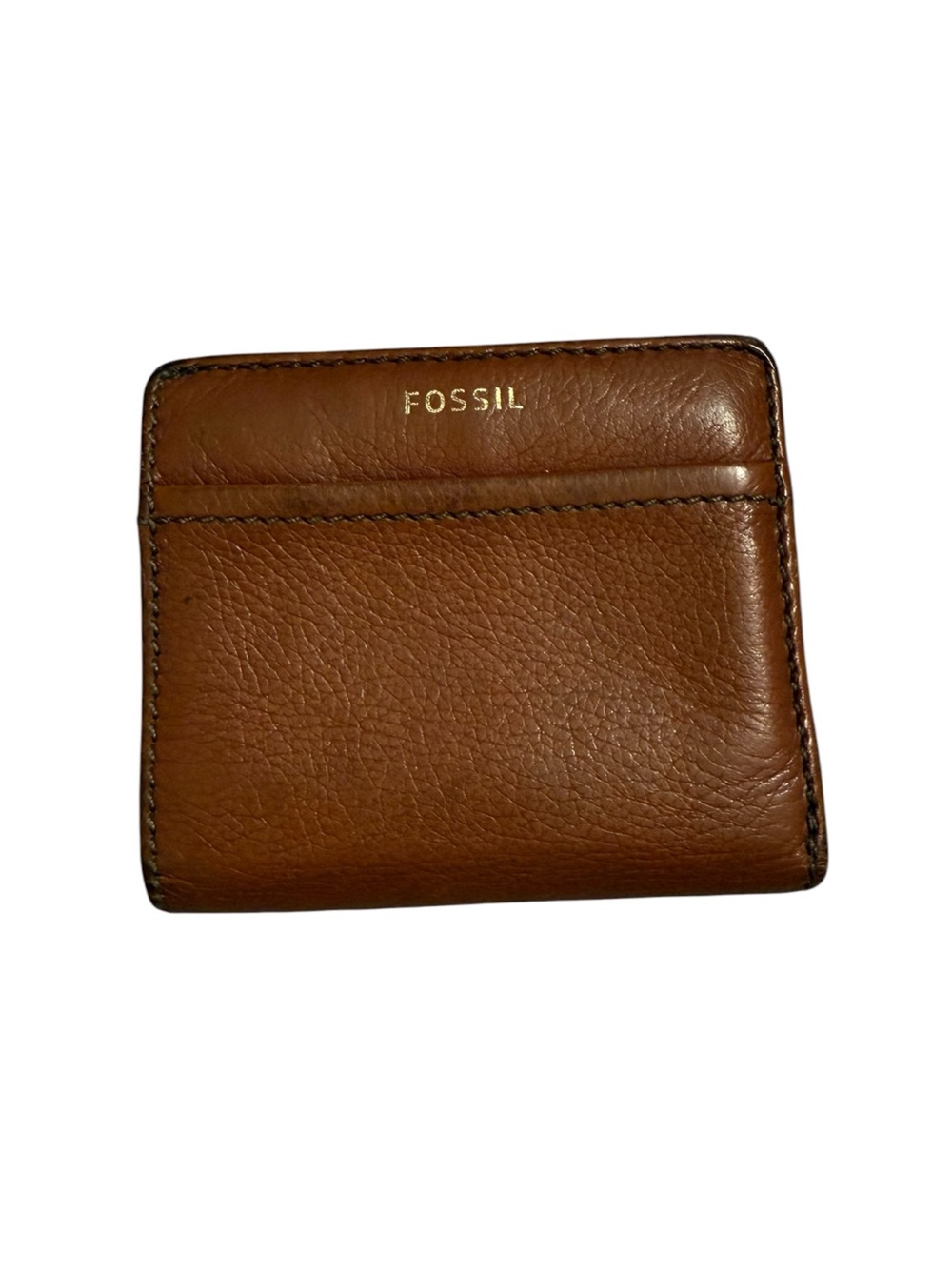 Fossil Brown Leather Bifold Card Wallet